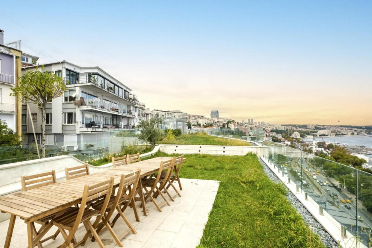 Excellent Flat W 360 Bosphorus View In Cihangir Istambul Extérieur photo